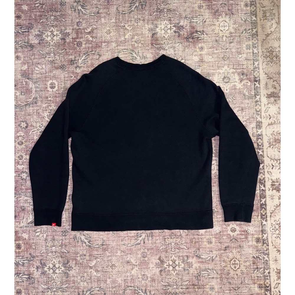 VTG Nike Sportswear Mens XXL Black All Over Mini Swoosh Logo Crewneck Sweatshirt - Picture 6 of 6
